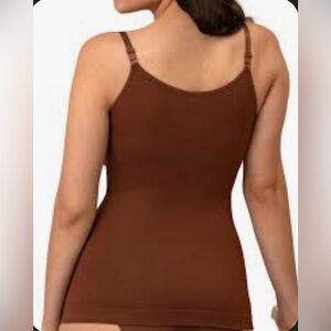 New Shapermint EMPETUA Brown Scoop Neck Cami. Size 4X